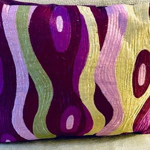 Rare & Retro Purple Swirl Pottery Barn Pillow Case